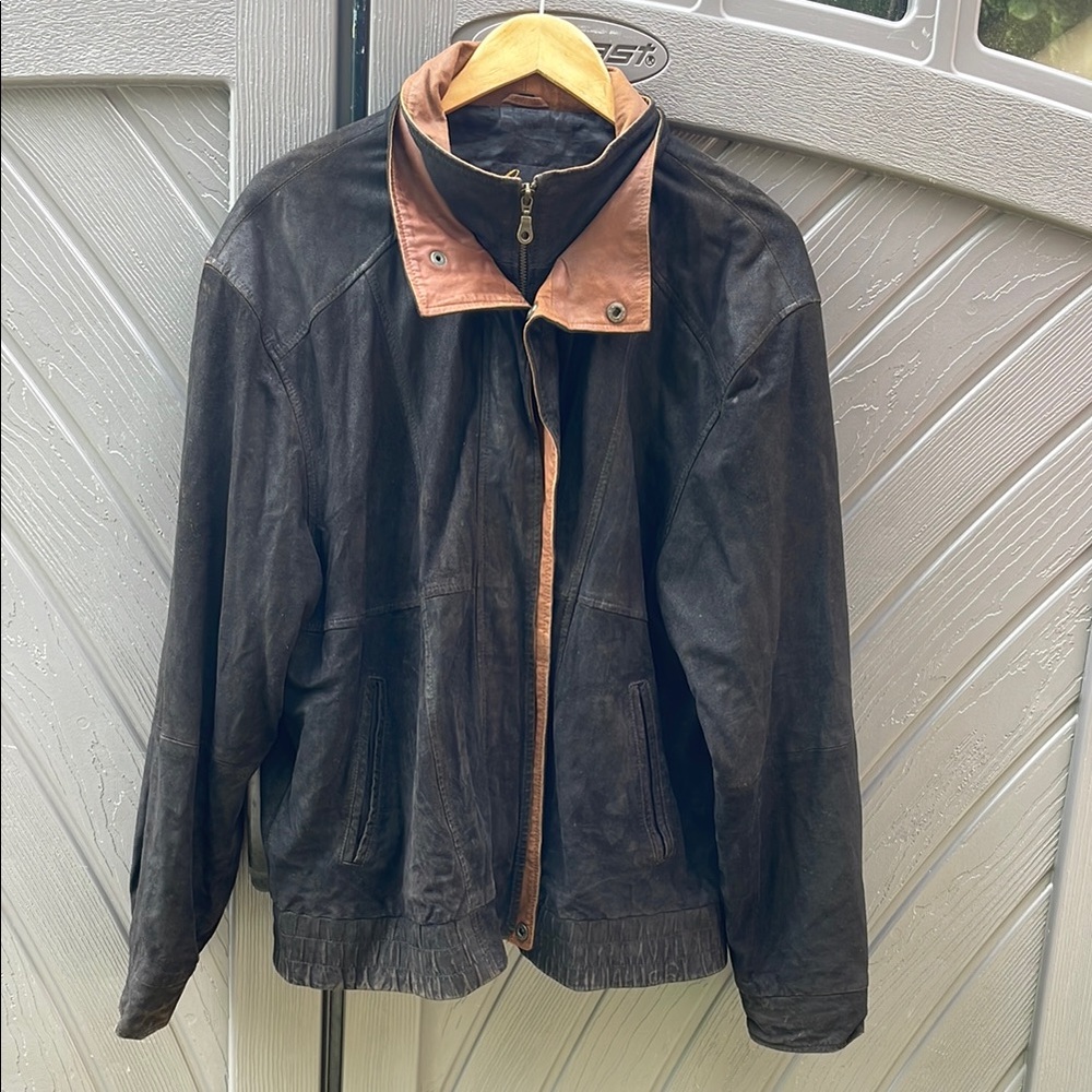 Pre owned Scully soft  Leather/Suede Jacket size XL MEN